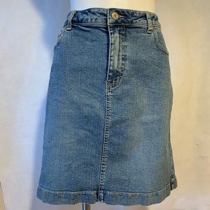 Venezia A-line denim skirt